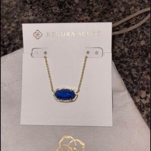 NWT Kendra Scott Elisa Cobalt Howlite Necklace
